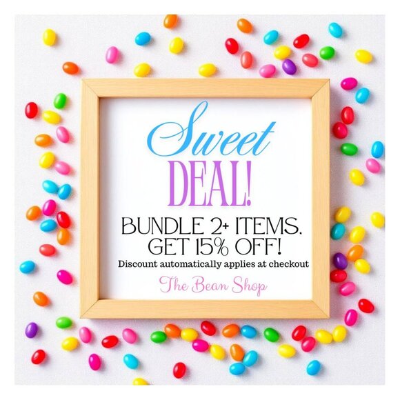 100-Pack 2x2" Round Thank You Stickers | 2" Black Text Heart Squiggle Design - Picture 4 of 4